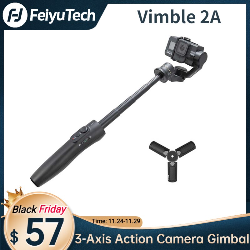 FeiyuTech-Vimble 2A 3   ޴ , GoPro Hero 8/7/6/5 ׼ ī޶ //ڵ 